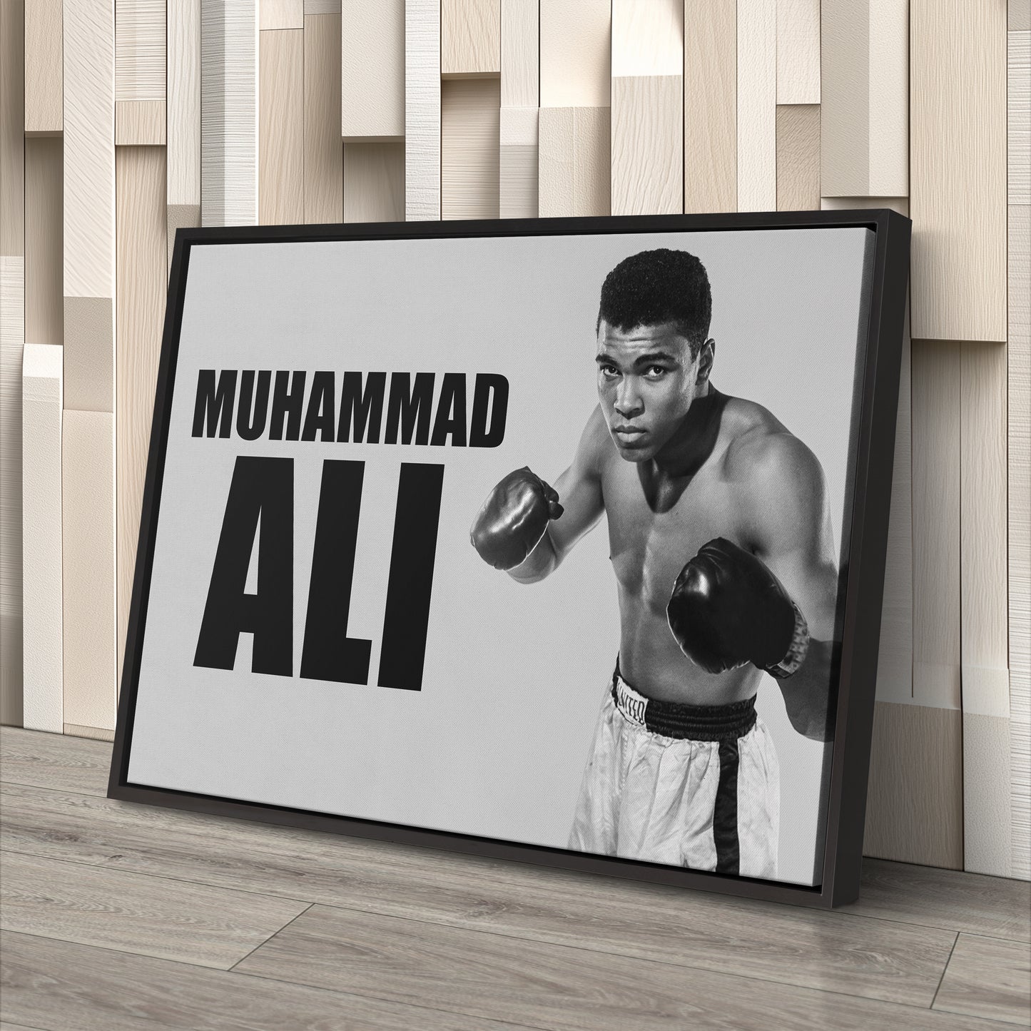 Muhammad Ali Young Canvas Wall Art – Boxing Legend Early Years Decor
