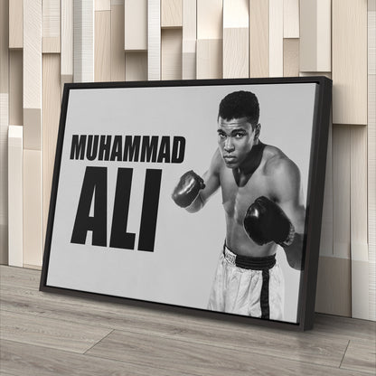 Muhammad Ali Young Canvas Wall Art – Boxing Legend Early Years Decor