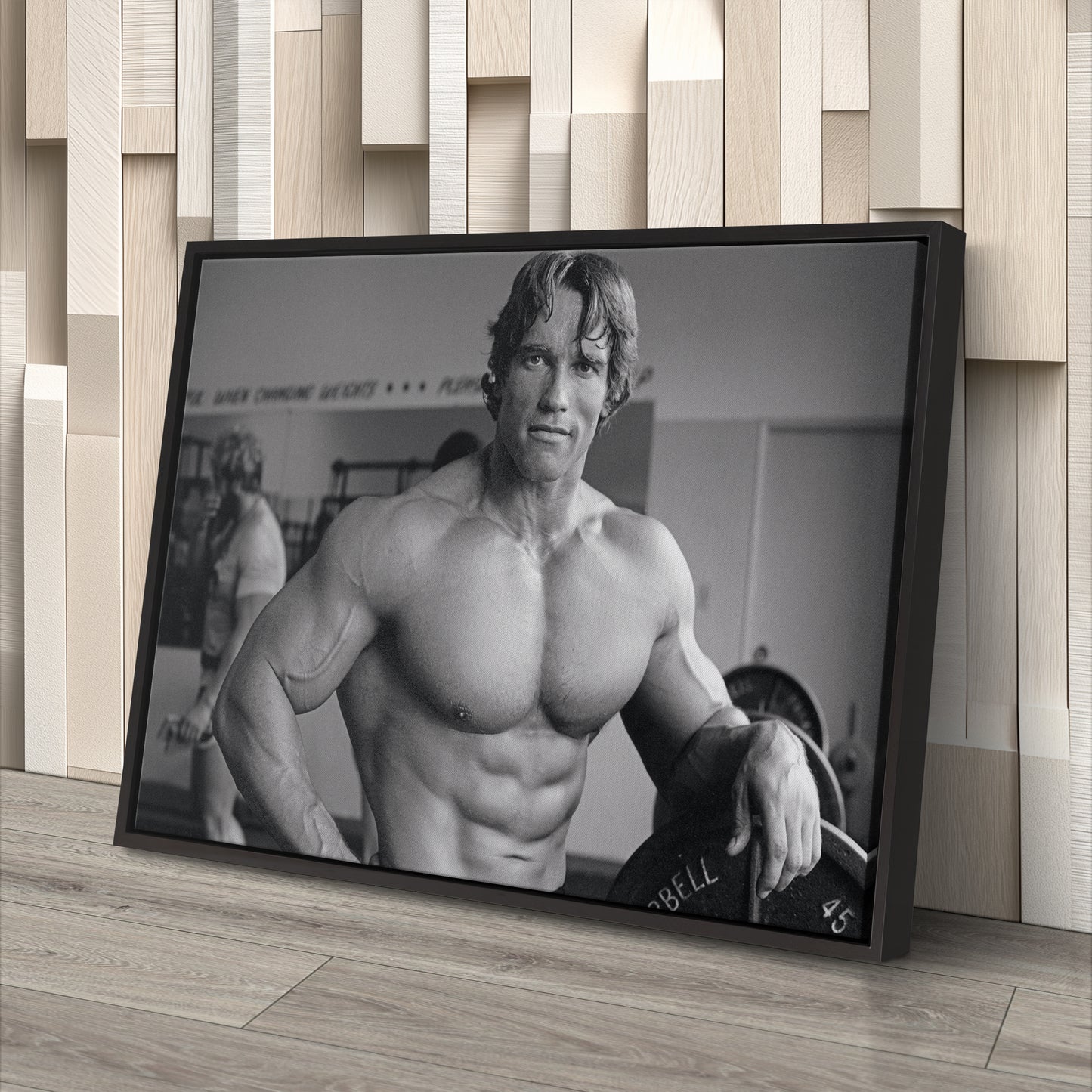 Arnold Schwarzenegger Poster Bodybuilding Canvas Wall Art Home Decor Framed Art