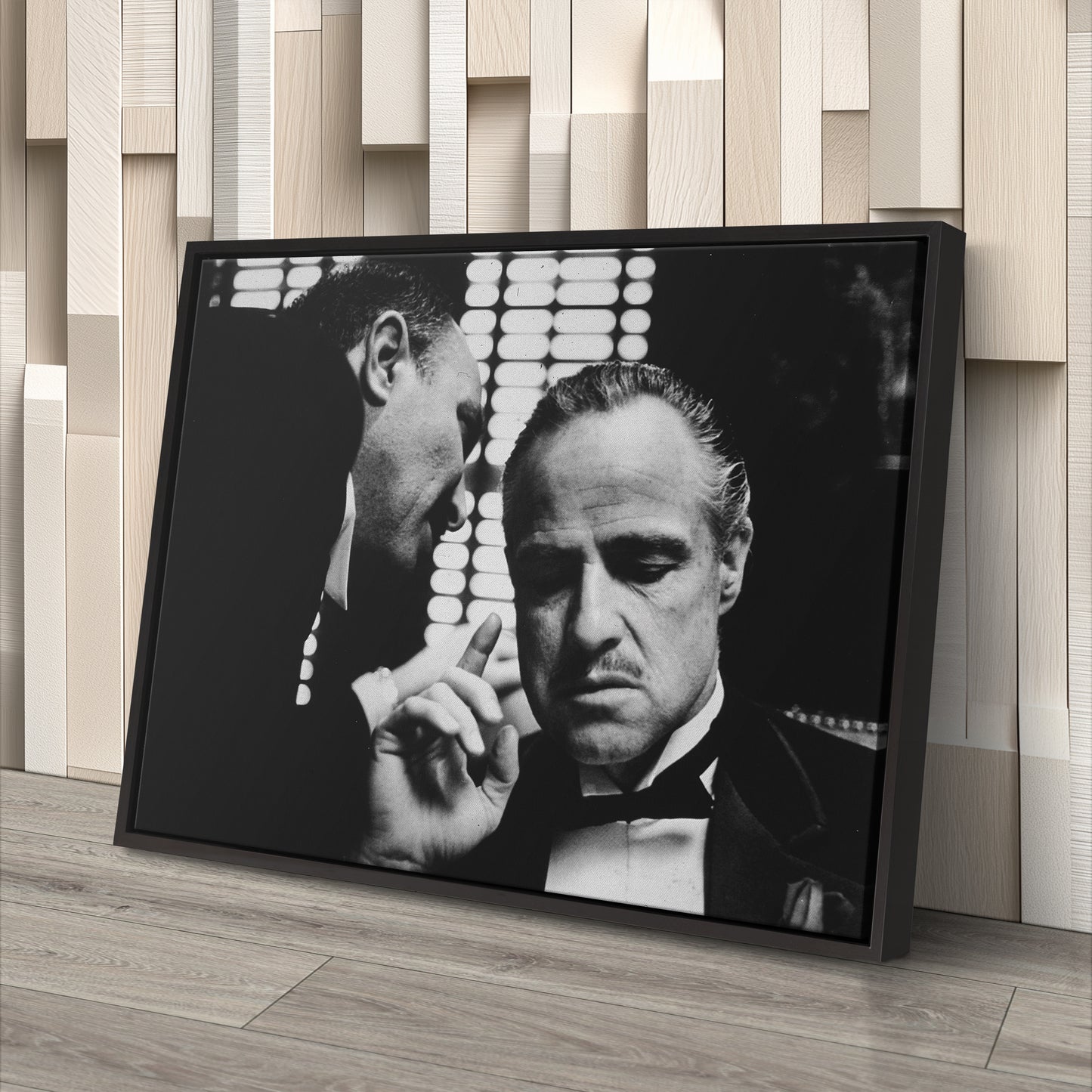 The Godfather - Black and White Canvas Wall Art Decor