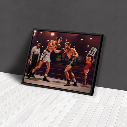 Marilyn Monroe, Elvis Presley & James Dean - Boxing Canvas Wall Art Decor