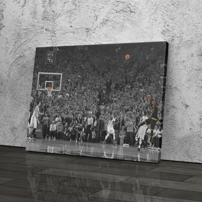 Kyrie Irving Game Winner vs Warriors Canvas Wall Art Decor - NBA Playoff Moment Art