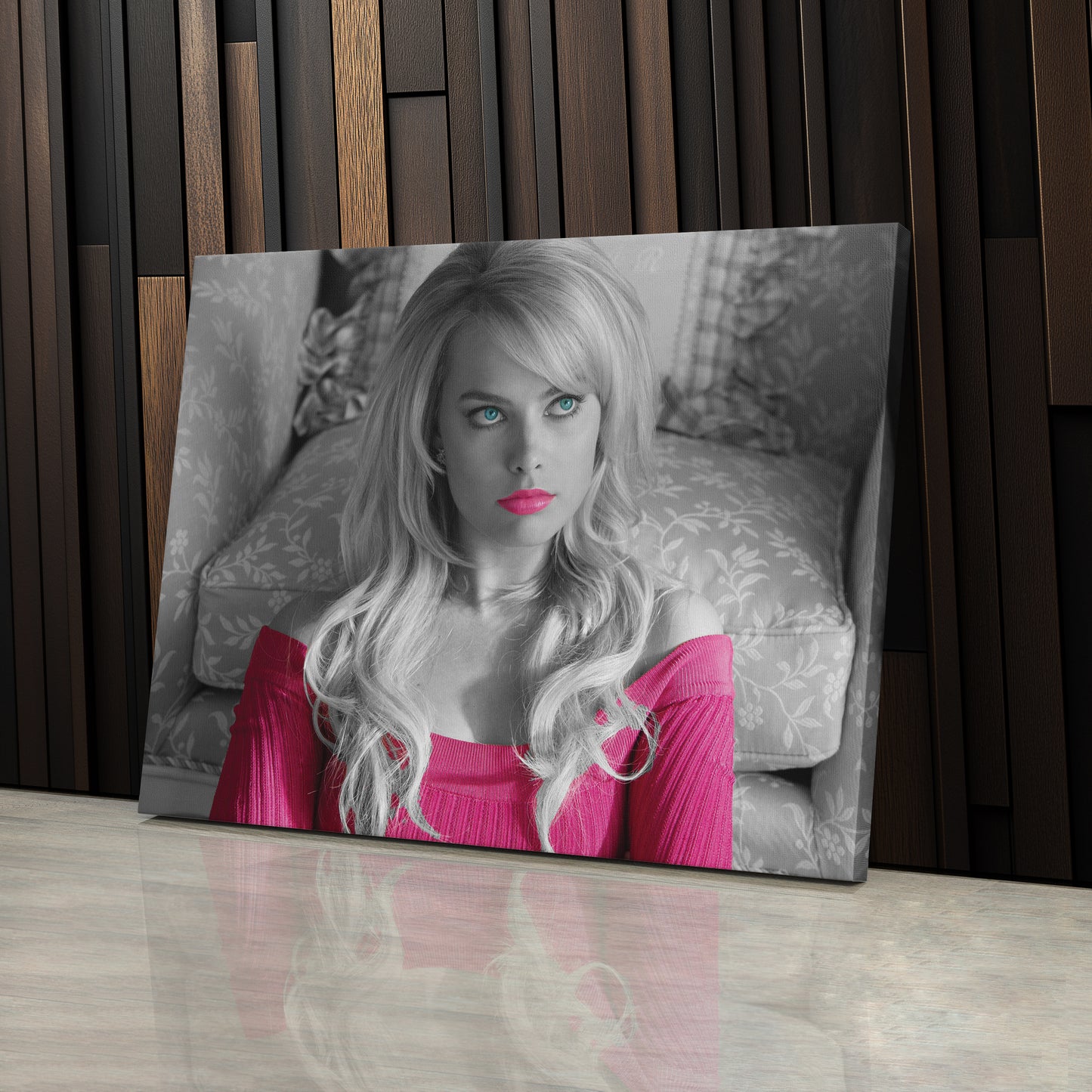 Margot Robbie Poster Wolf of Wall Street Canvas Art – A Cinematic Icon