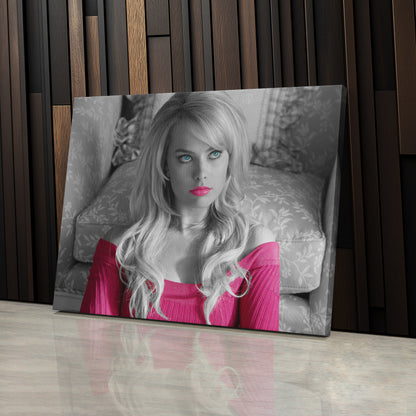 Margot Robbie Poster Wolf of Wall Street Canvas Art – A Cinematic Icon