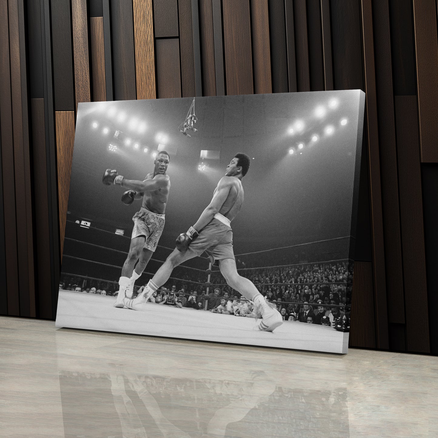 Muhammad Ali Boxing Knockout Canvas Art – Legendary Sports Fans Decor