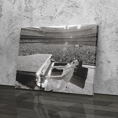 Elton John Dodger Stadium Poster – Canvas Wall Art Home Decor