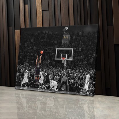 Kemba Walker Buzzer-Beater vs Pitt Canvas Wall Art Decor - NCAA Basketball Icon Art