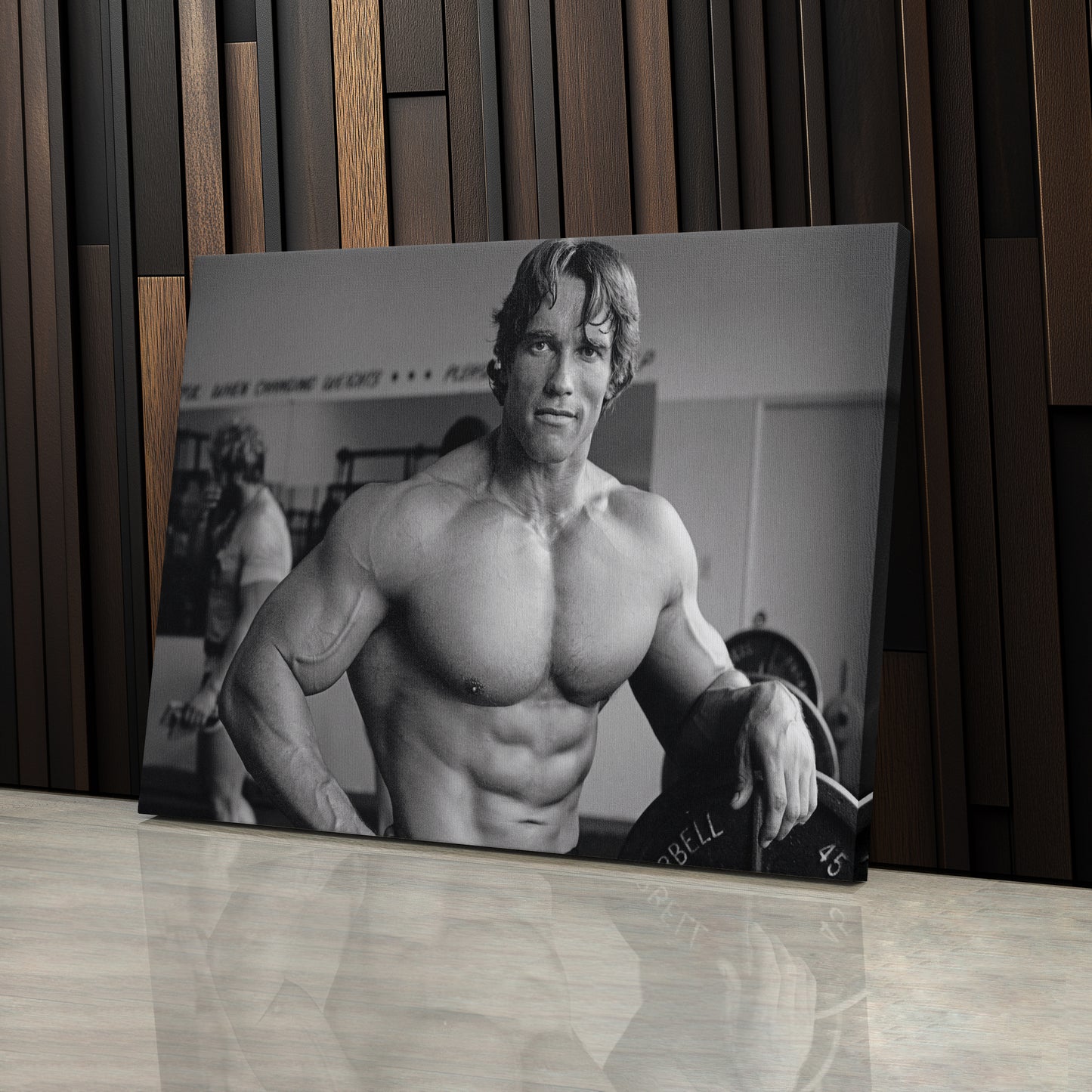Arnold Schwarzenegger Poster Bodybuilding Canvas Wall Art Home Decor Framed Art