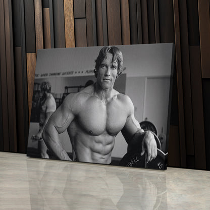 Arnold Schwarzenegger Poster Bodybuilding Canvas Wall Art Home Decor Framed Art