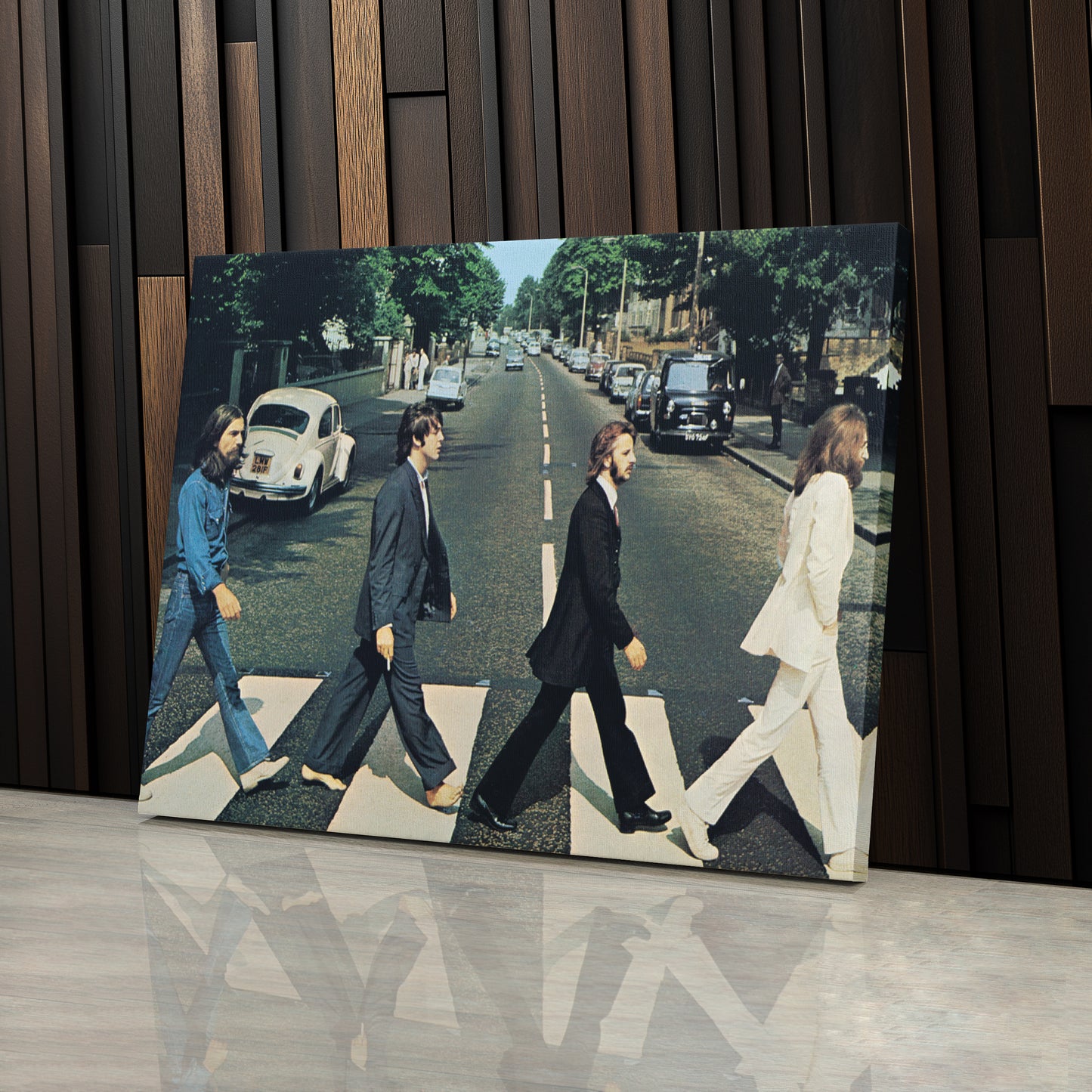 The Beatles - Iconic Abbey Road Canvas Wall Art Decor