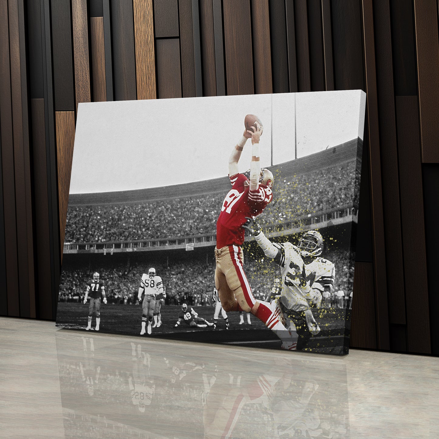 The Catch 49ers vs. Cowboys Canvas Art - NFL Football Wall Decor