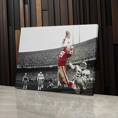 The Catch 49ers vs. Cowboys Canvas Art - NFL Football Wall Decor