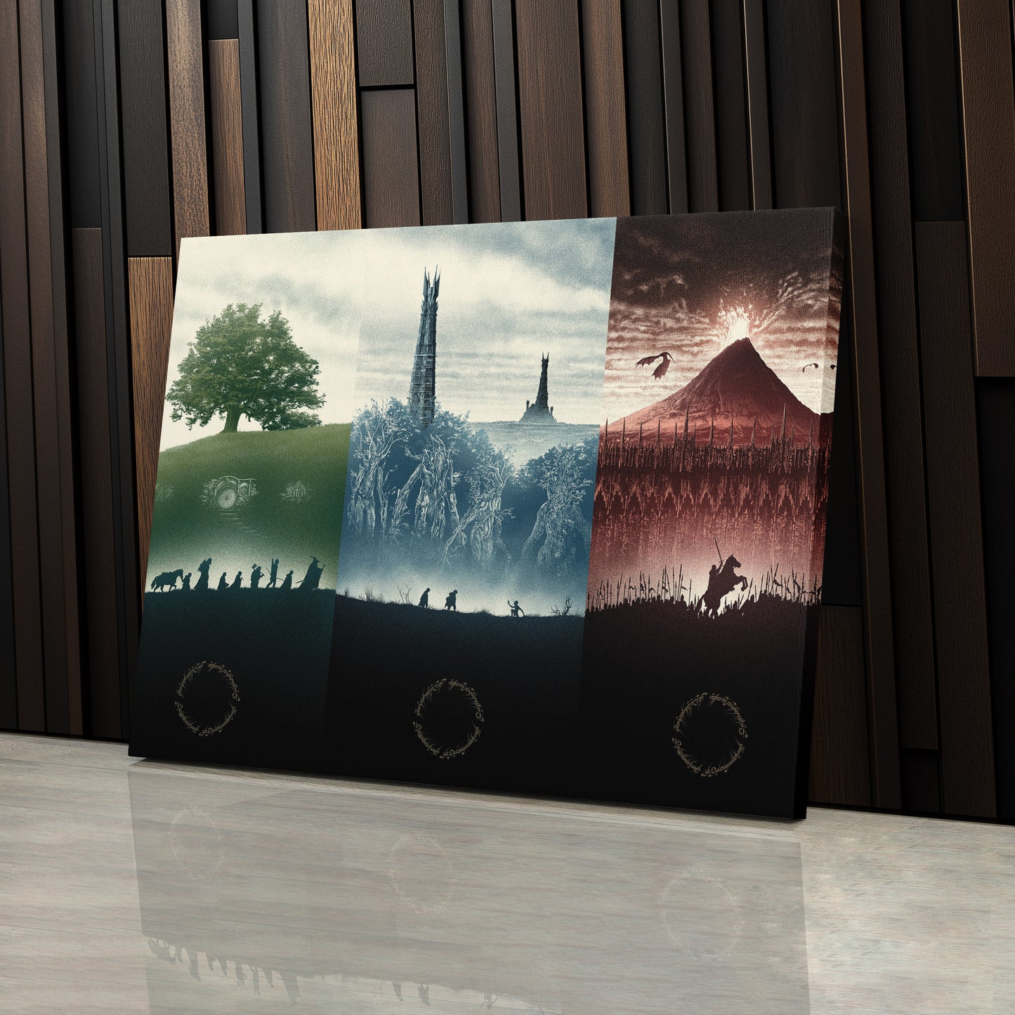 Lord of The Rings Trilogy Canvas Wall Art – Epic Movie Decor