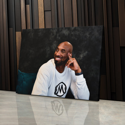 Black Mamba Kobe Bryant Basketball Canvas Wall Art – NBA Decor