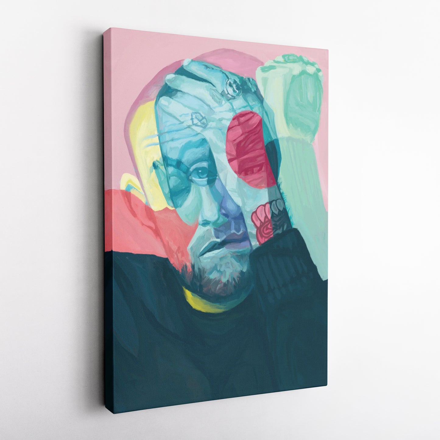 Mac Miller Circles Art Canvas Wall Art - Music Decor Framed Poster