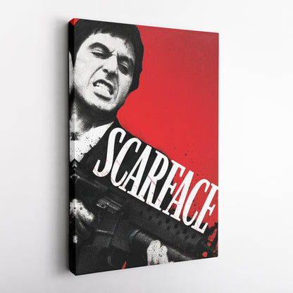 Scarface Movie Canvas Wall Art – Iconic Gangster Film Decor