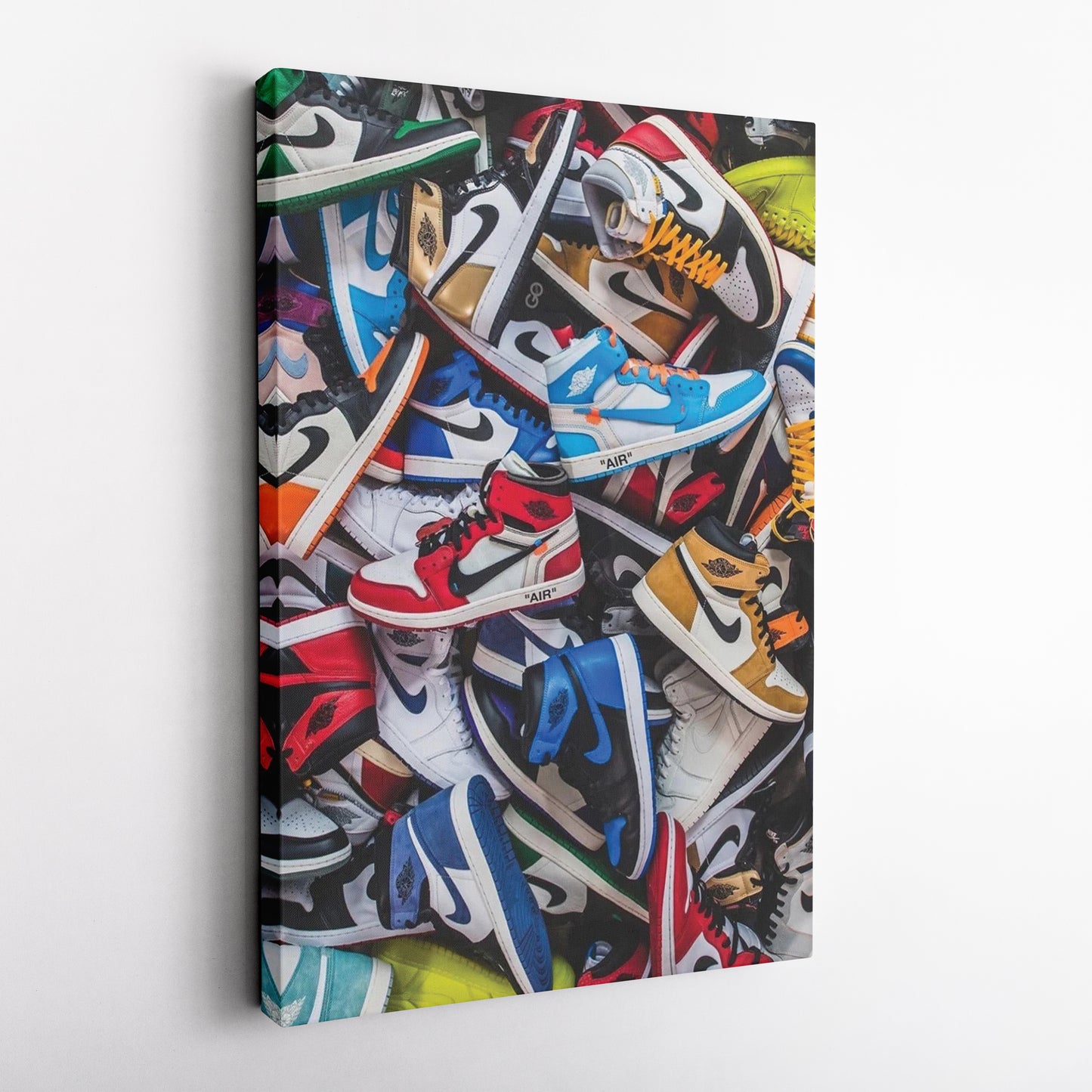 Air Jordan Sneakers Collection Canvas Wall Art Decor - Iconic Sports Sneaker Art