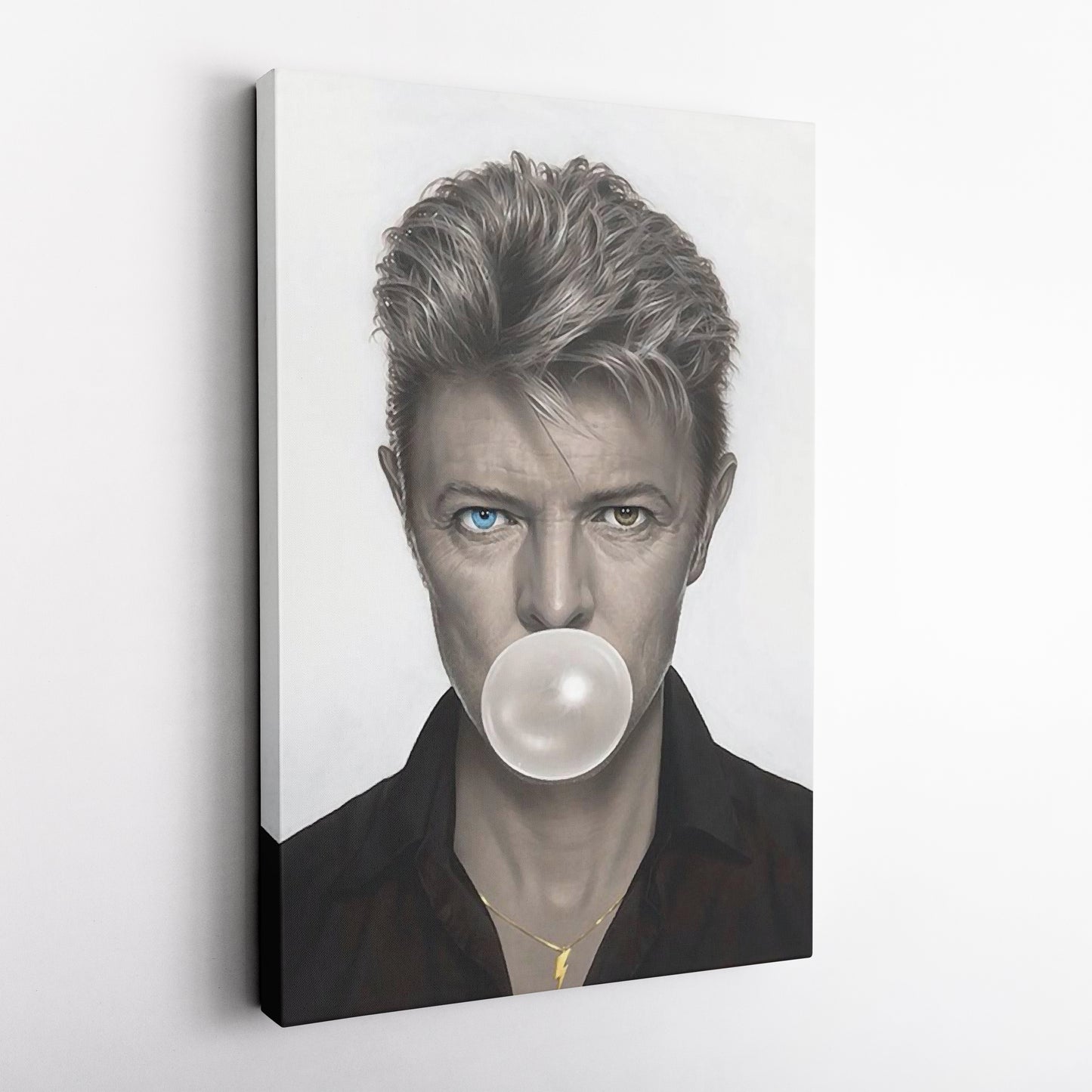 David Bowie Poster Chewing Gum Canvas Wall Art Home Decor Framed Art