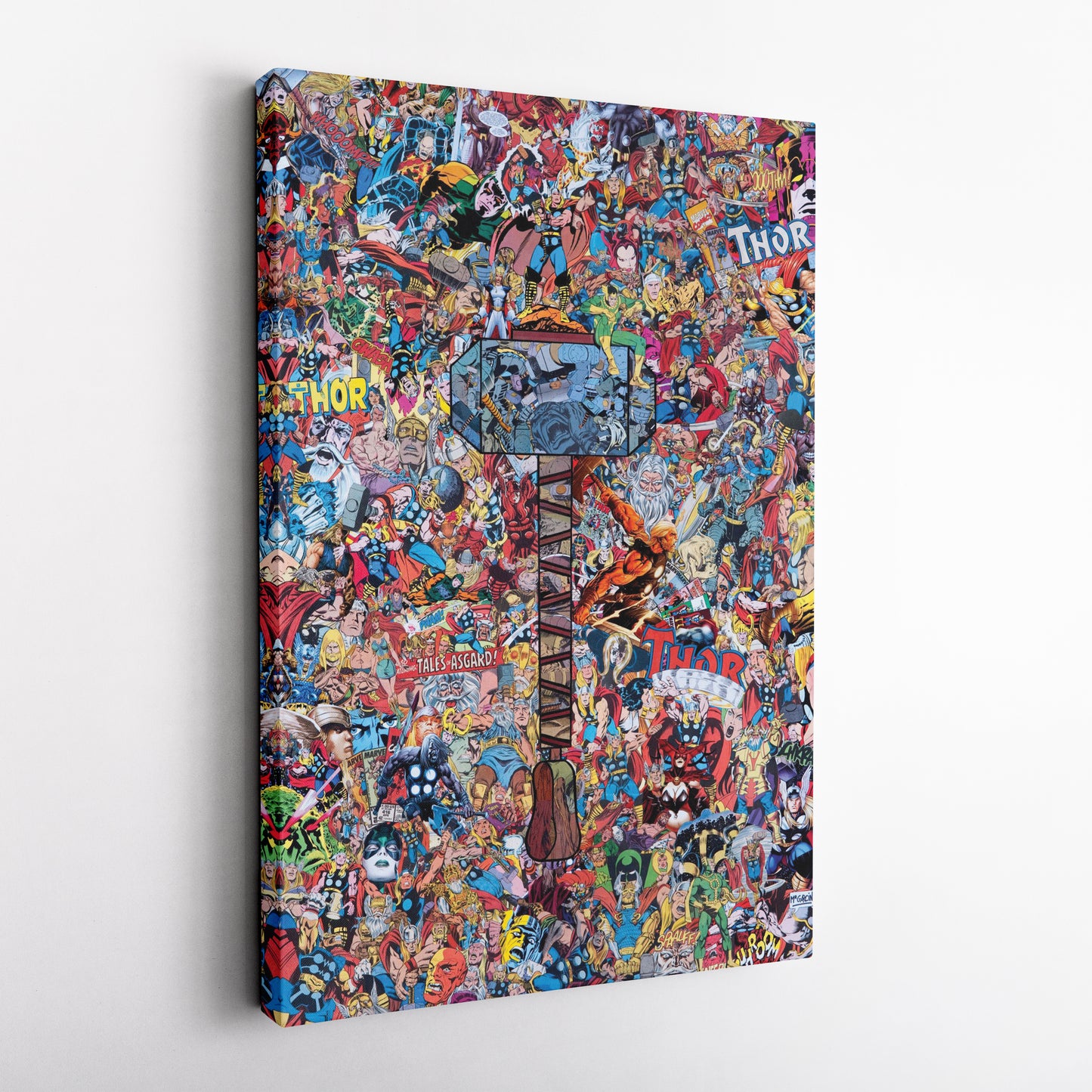 The Mighty Thor Poster Canvas Art - Marvel Comics Wall Decor