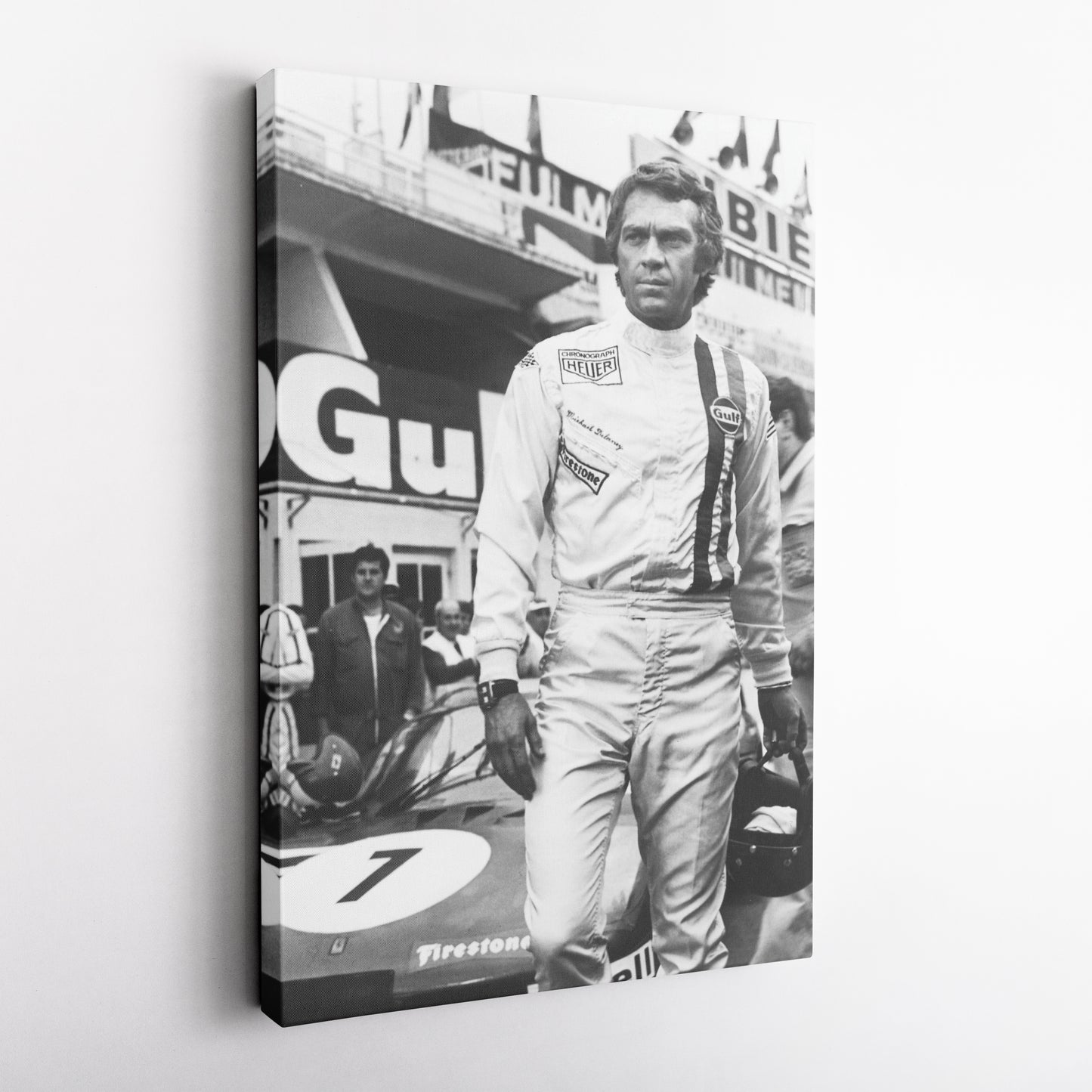 Steve McQueen Le Mans 1971 Poster – Iconic Canvas Wall Art Decor