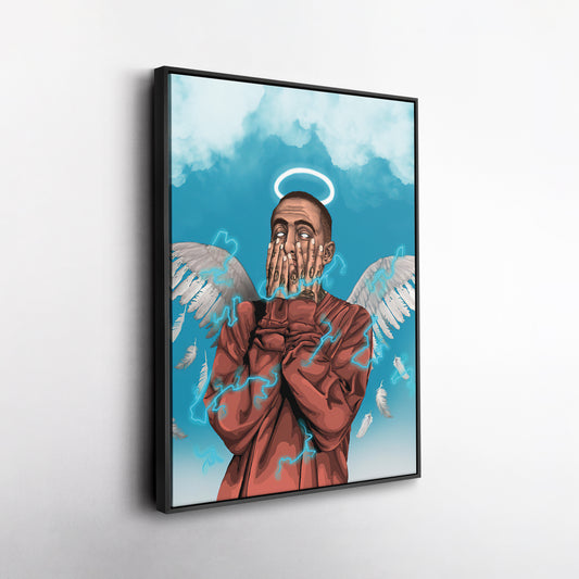 Mac Miller Angel - Tribute Canvas Wall Art Decor