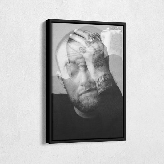 Mac Miller Circles Album Cover Canvas Wall Art – Framed Home Decor