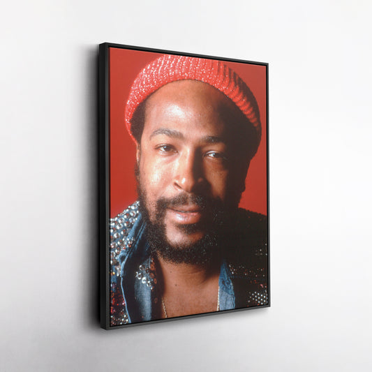 Marvin Gaye Soul Singer Canvas Art – Music Icon Home Decor