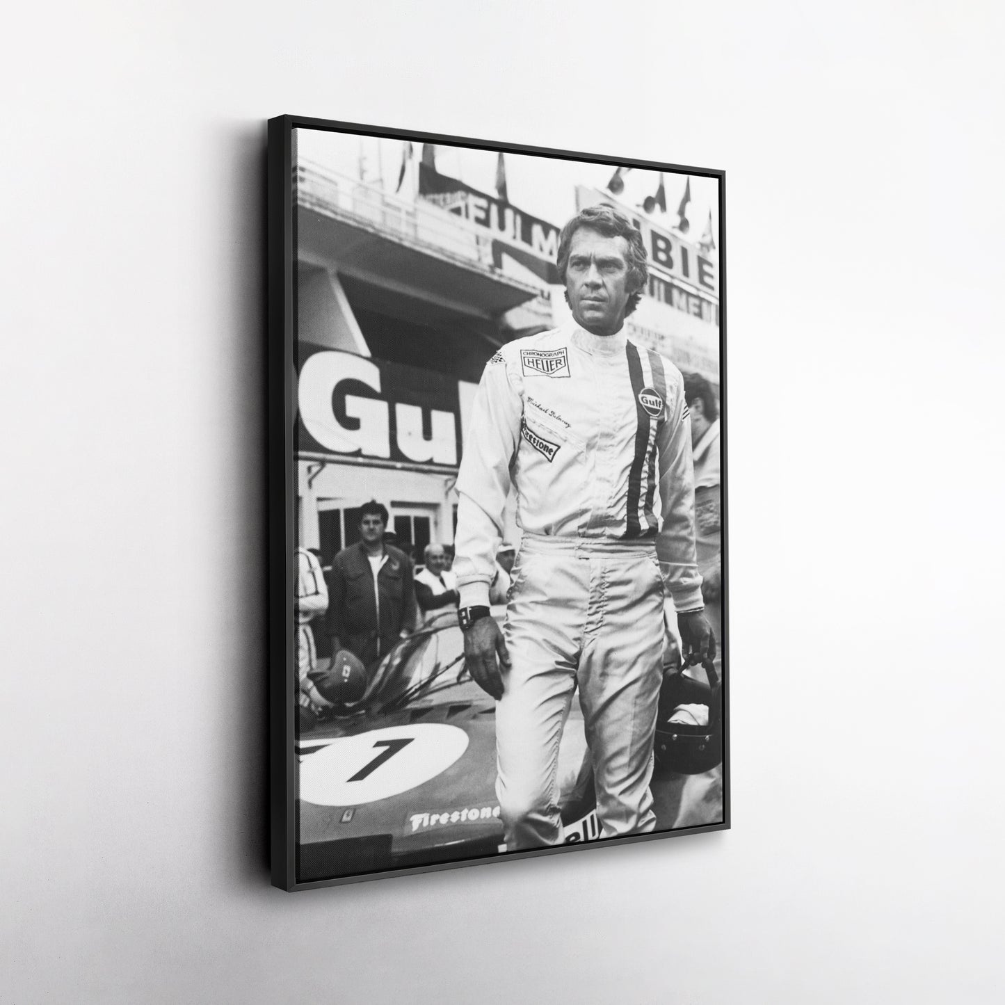 Steve McQueen Le Mans 1971 Poster – Iconic Canvas Wall Art Decor