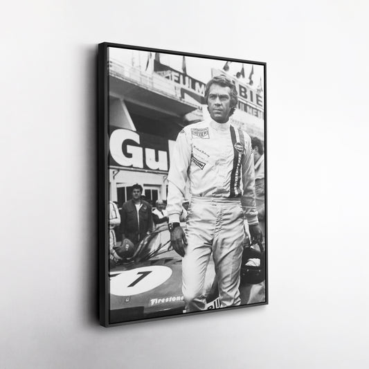 Steve McQueen Le Mans 1971 Poster – Iconic Canvas Wall Art Decor