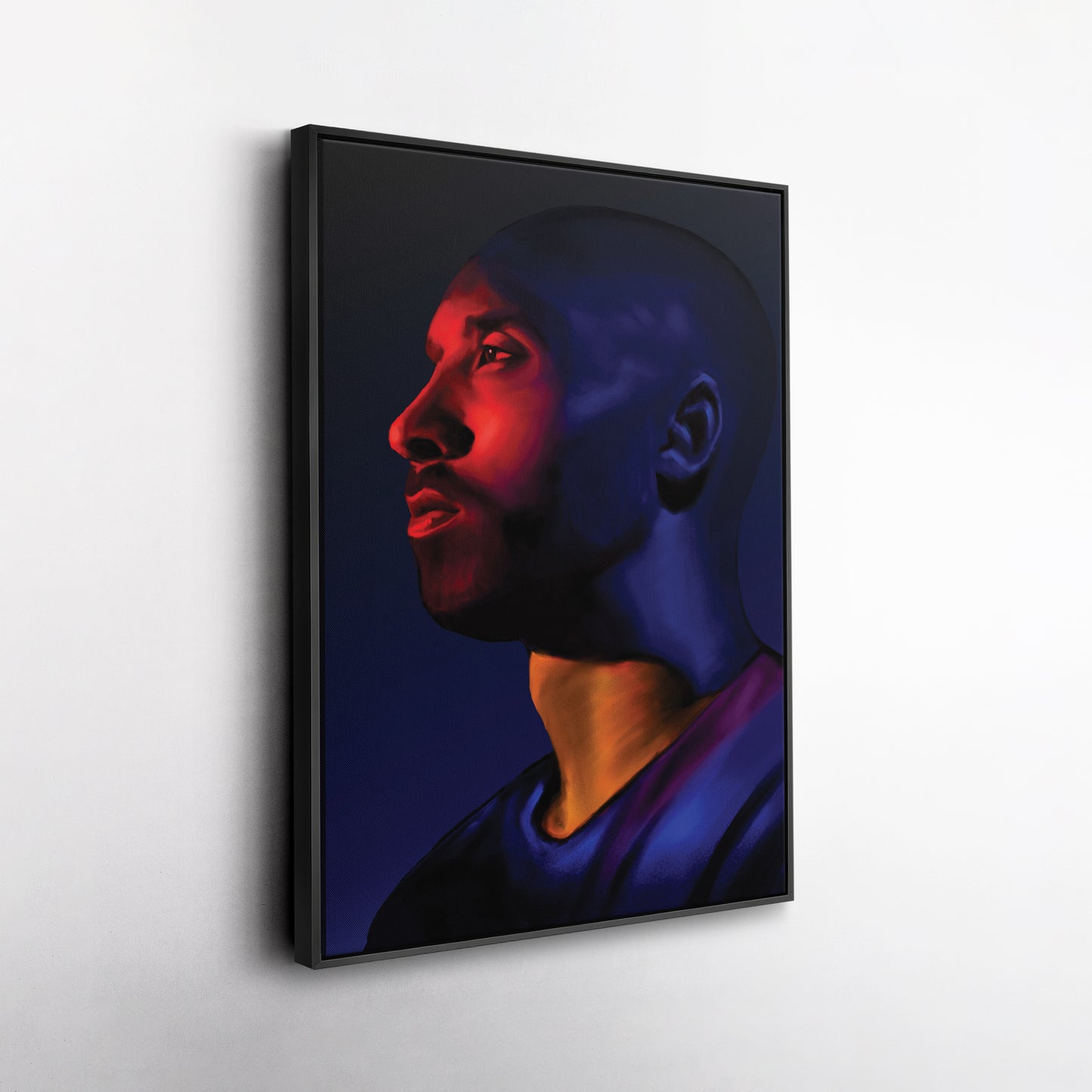 Kobe Bryant Canvas Wall Art – Tribute to a Basketball Legend