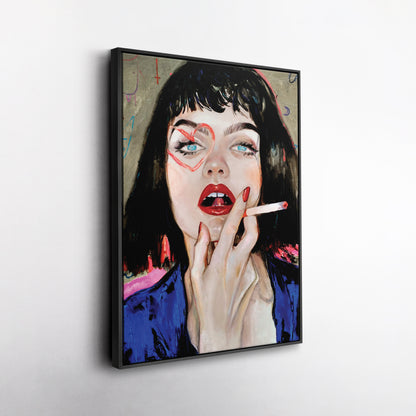 Fantasy Woman - Acrylic & Oil Painting Canvas Wall Art Decor