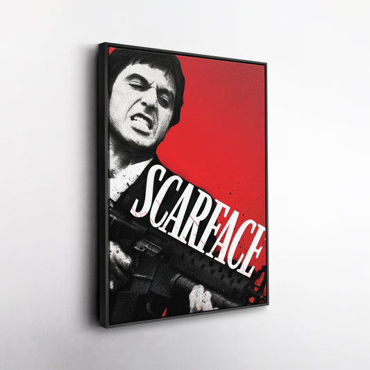 Scarface Movie Canvas Wall Art – Iconic Gangster Film Decor