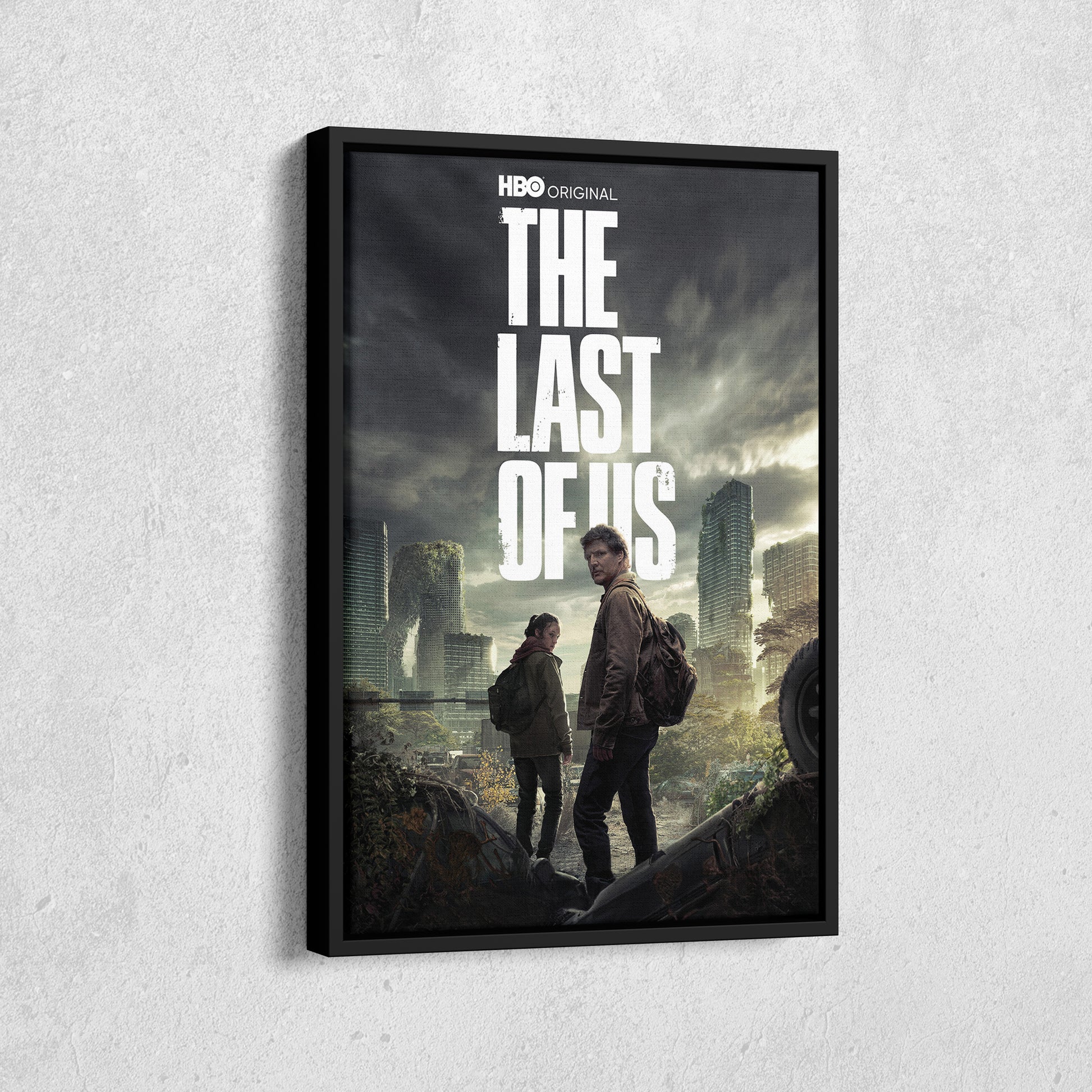 The Last of Us Movie Poster Canvas Art - Video Game Wall Decor Print
