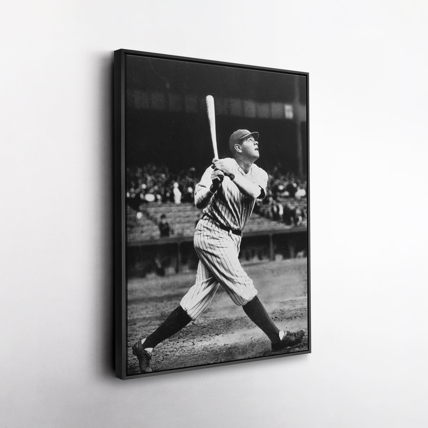 Babe Ruth Classic Baseball Vintage Canvas Wall Art Decor - Timeless Sports Art