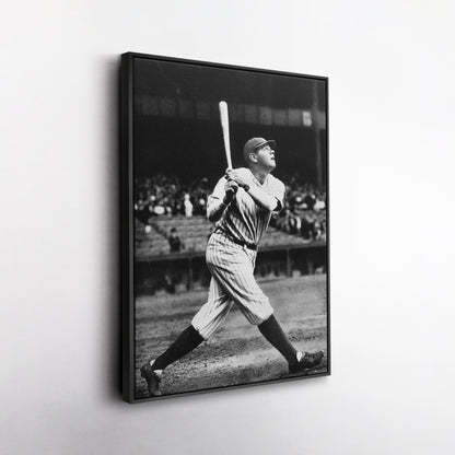Babe Ruth Classic Baseball Vintage Canvas Wall Art Decor - Timeless Sports Art