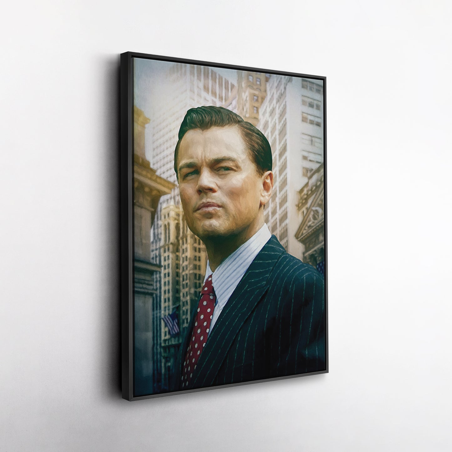 The Wolf of Wall Street Poster – Stock Broker Leo Painting Canvas Wall Art Decor
