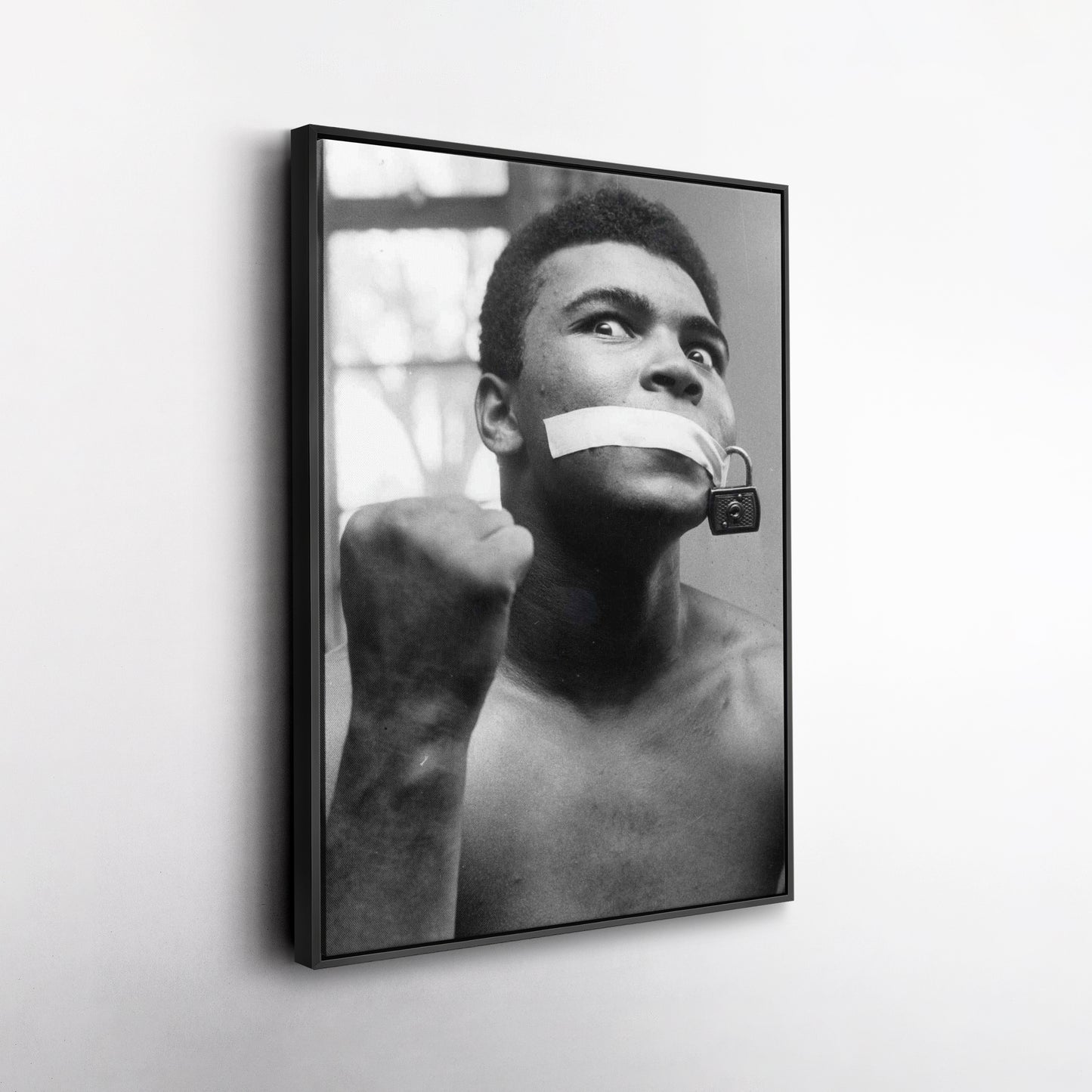 Muhammad Ali Boxing Silent Canvas Art – Legendary Fighter Decor