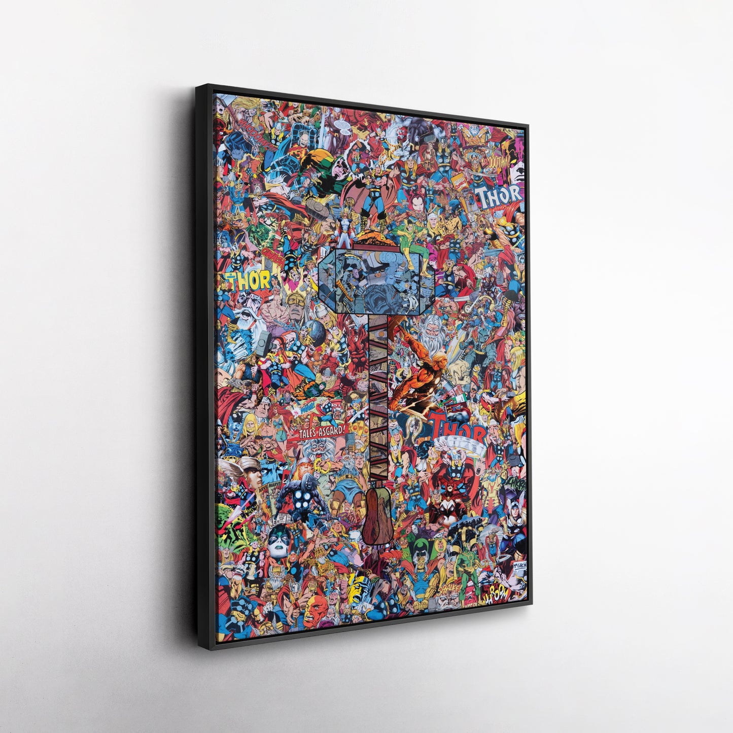 The Mighty Thor Poster Canvas Art - Marvel Comics Wall Decor