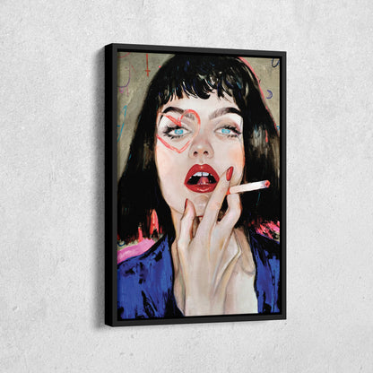 Fantasy Woman - Acrylic & Oil Painting Canvas Wall Art Decor