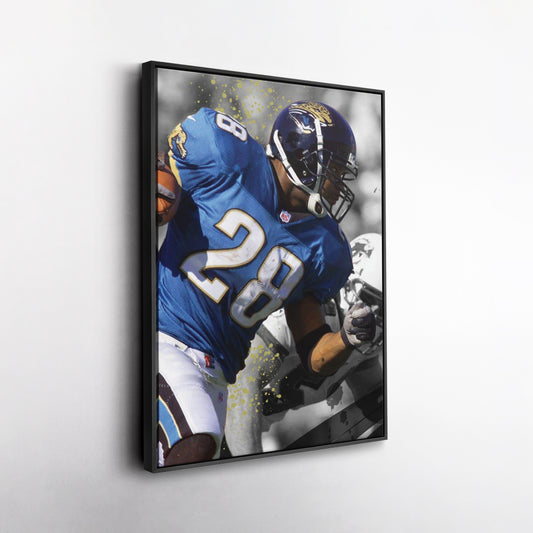 Taylor's 90-Yard Touchdown Jaguars Canvas Art - NFL Wall Decor Print