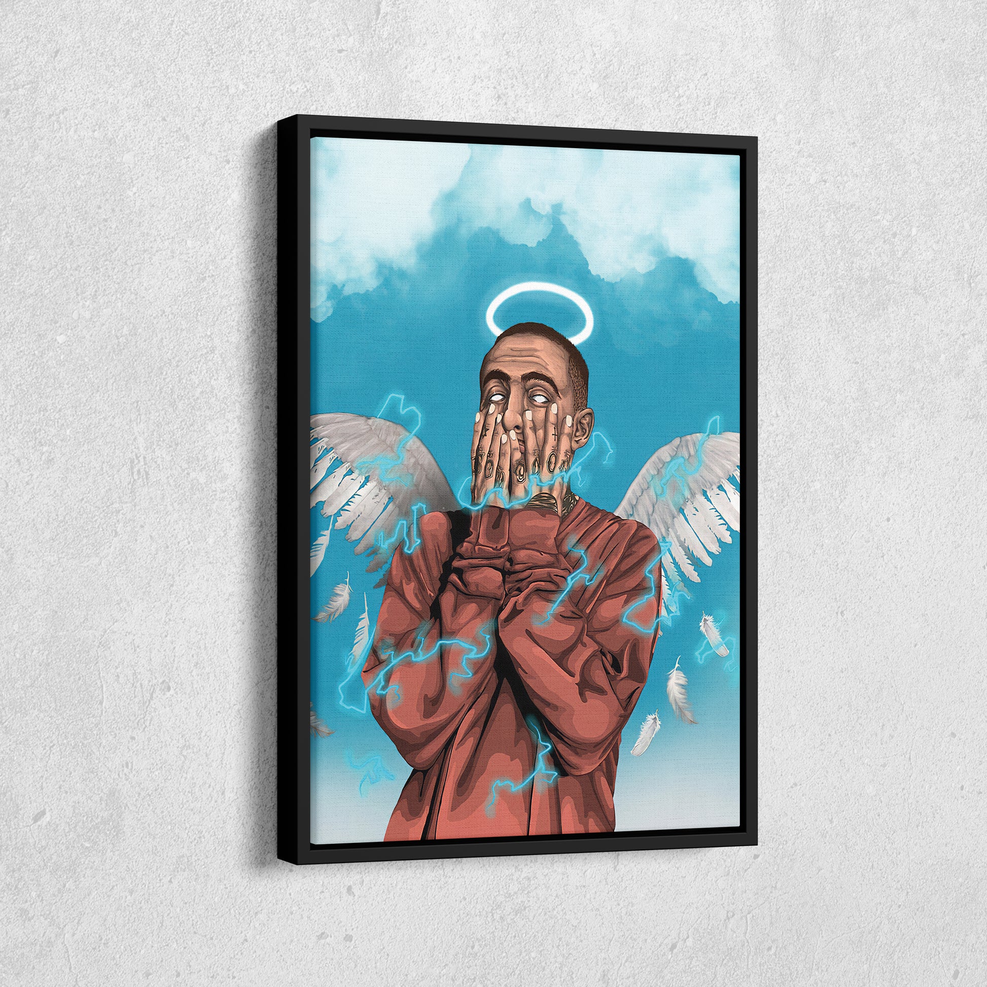 Mac Miller Angel - Tribute Canvas Wall Art Decor