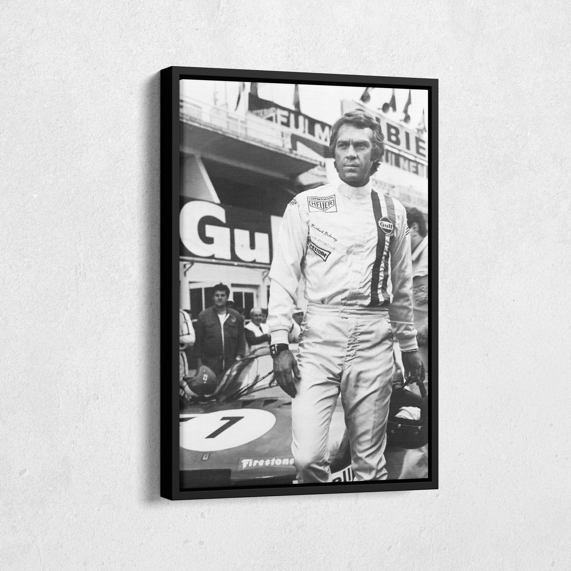 Steve McQueen Le Mans 1971 Poster – Iconic Canvas Wall Art Decor