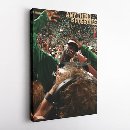Kevin Garnett ‘Anything is Possible’ Poster Canvas Wall Art Decor - Celtics Icon Art