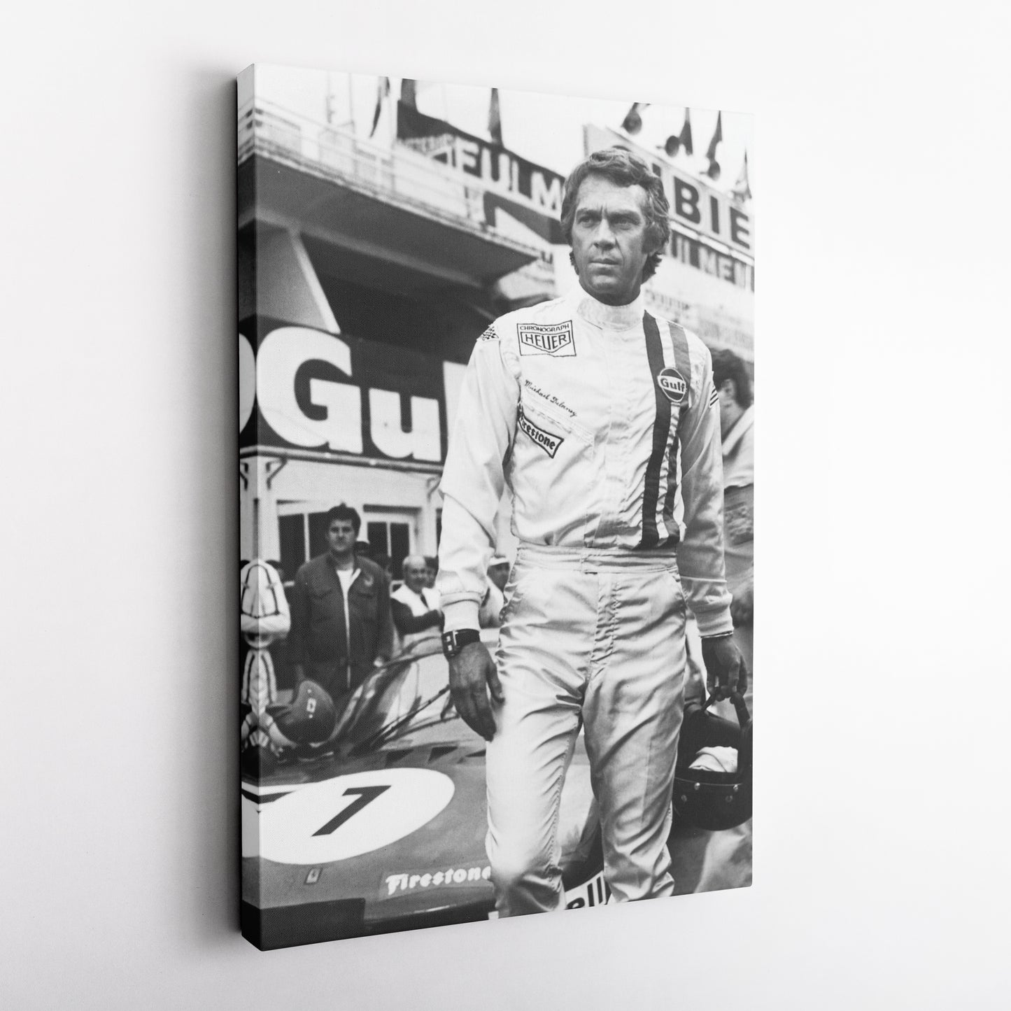 Steve McQueen Le Mans 1971 Poster – Iconic Canvas Wall Art Decor
