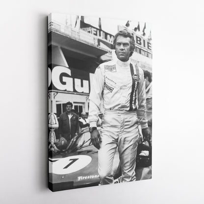 Steve McQueen Le Mans 1971 Poster – Iconic Canvas Wall Art Decor