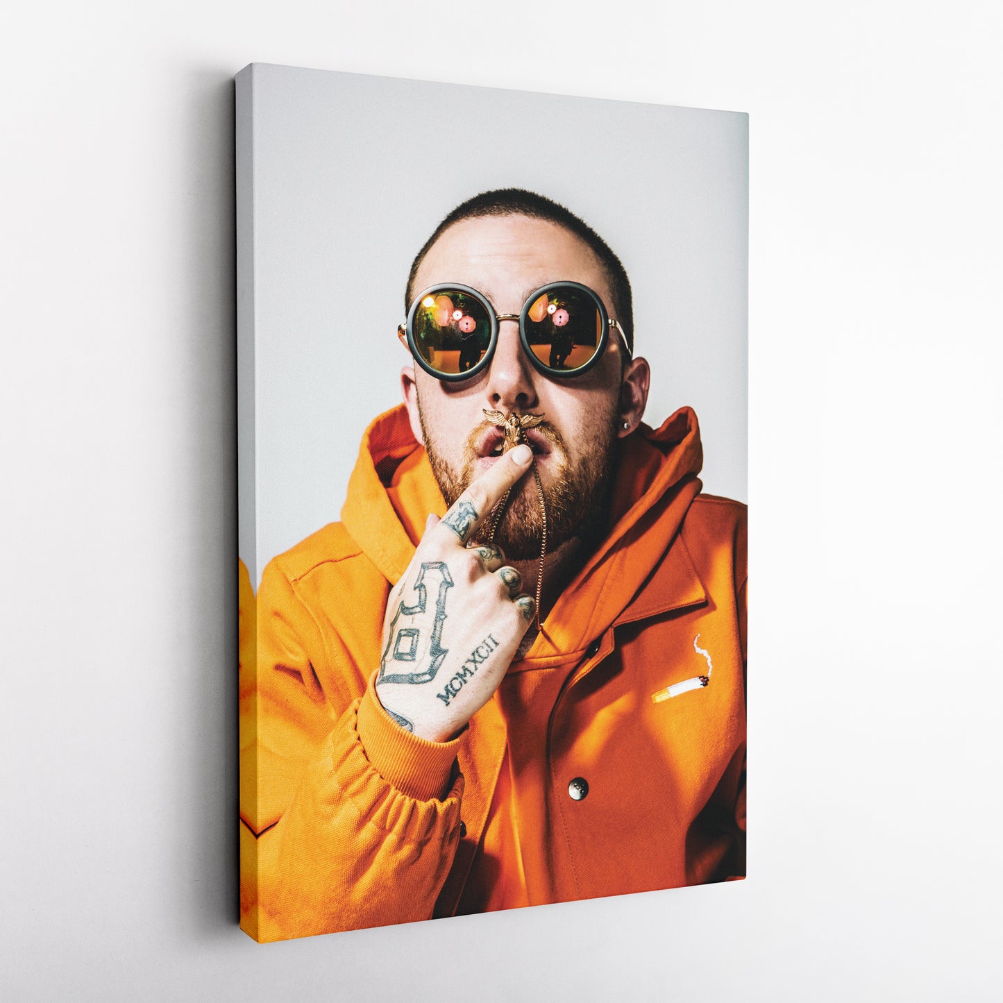 Mac Miller Poster Rapper Canvas Art – A Portrait of Greatness