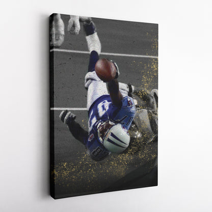 The Tackle Rams vs. Titans Canvas Art - NFL Football Wall Decor Print