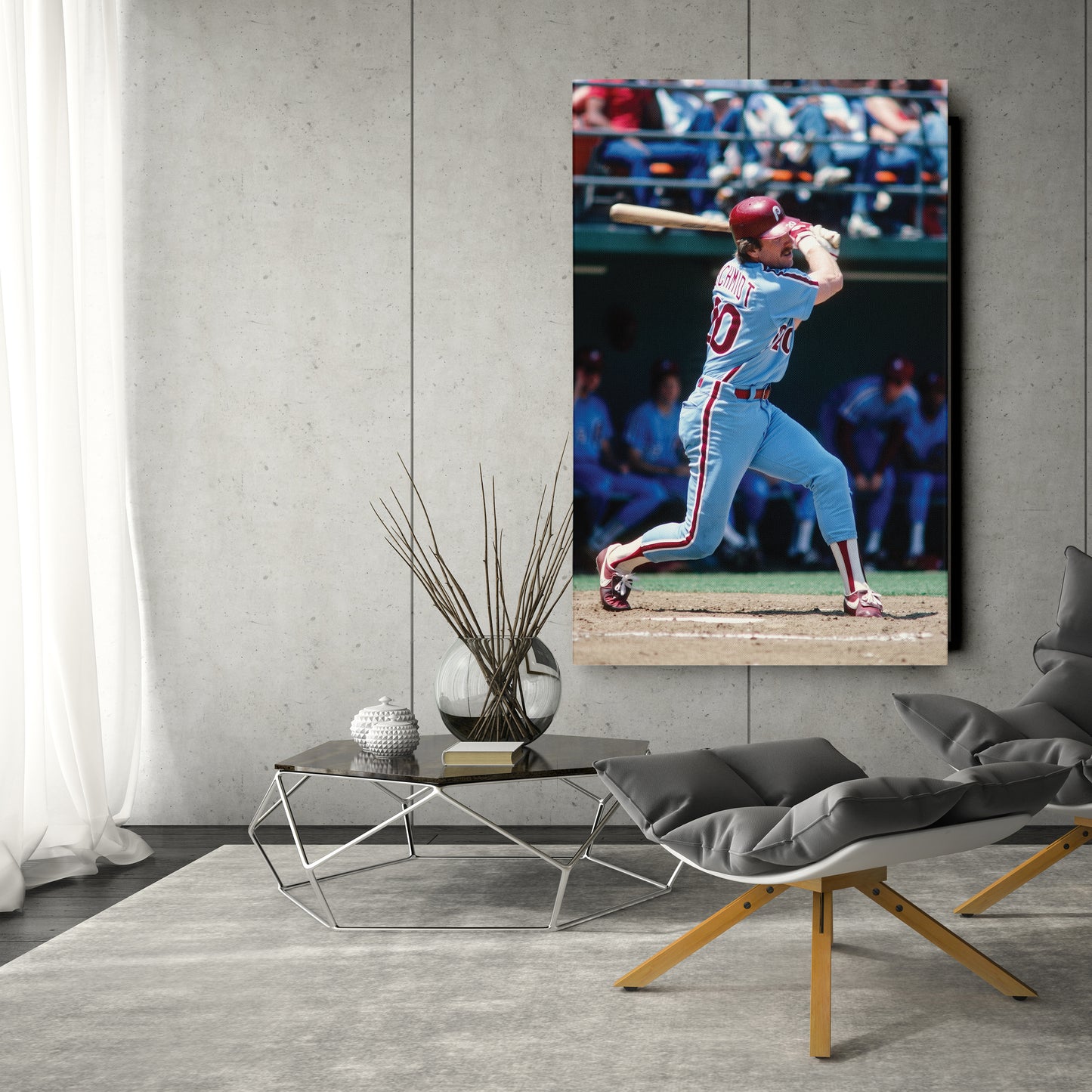 Mike Schmidt Philadelphia Phillies Canvas Print – MLB Wall Art
