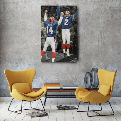 The Comeback Buffalo Bills Canvas Art - NFL Sports Wall Decor