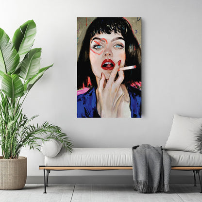 Fantasy Woman - Acrylic & Oil Painting Canvas Wall Art Decor